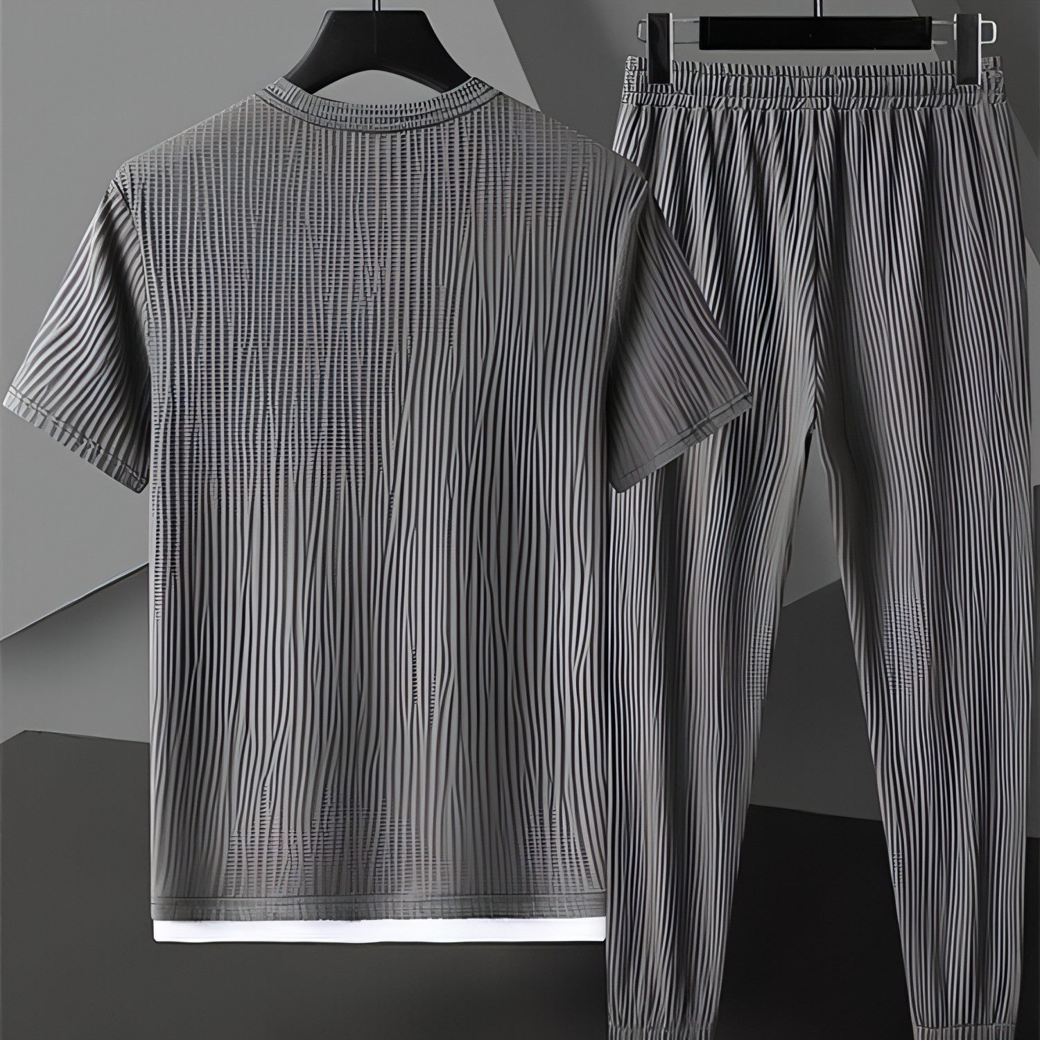 Pantalones de manga corta de secado rápido para ejercicio informal a la moda para hombre