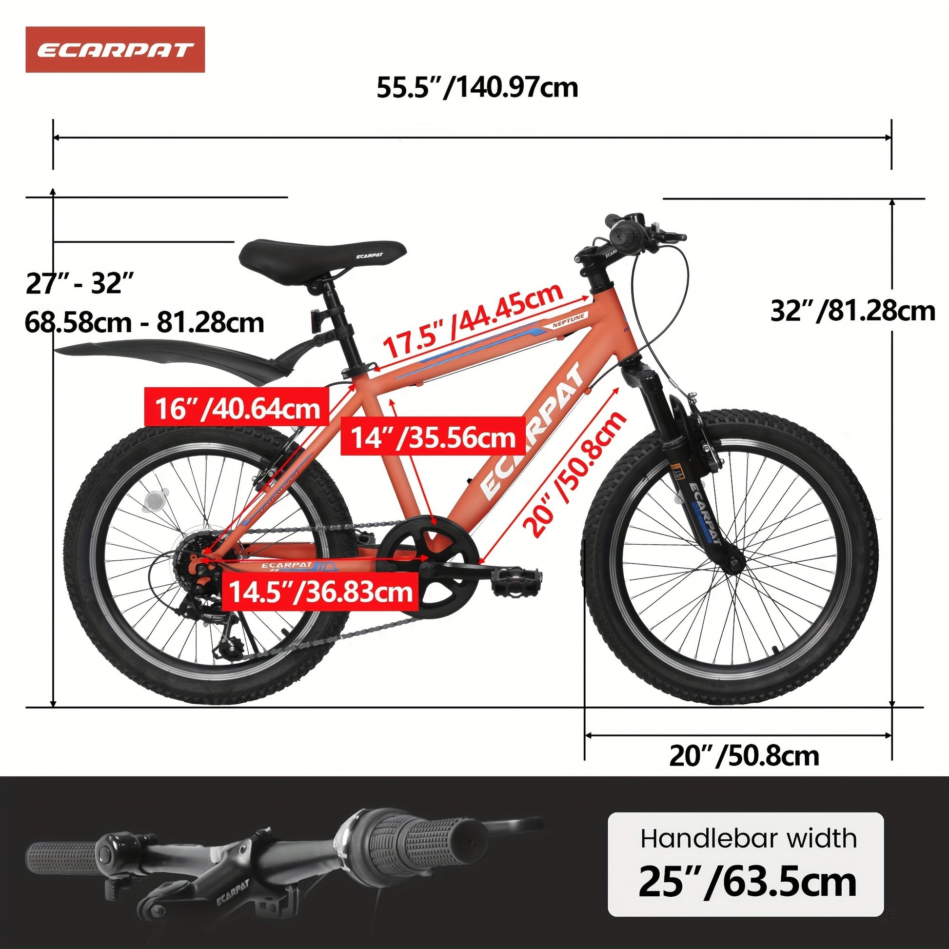 RideStart™ – 20'' Kinder Mountainbike | US Warehouse