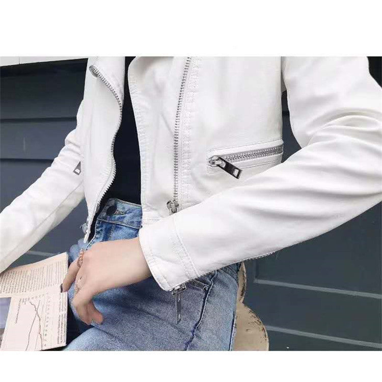 Perfect Biker Style – Slim Fit Faux Leather Jacket