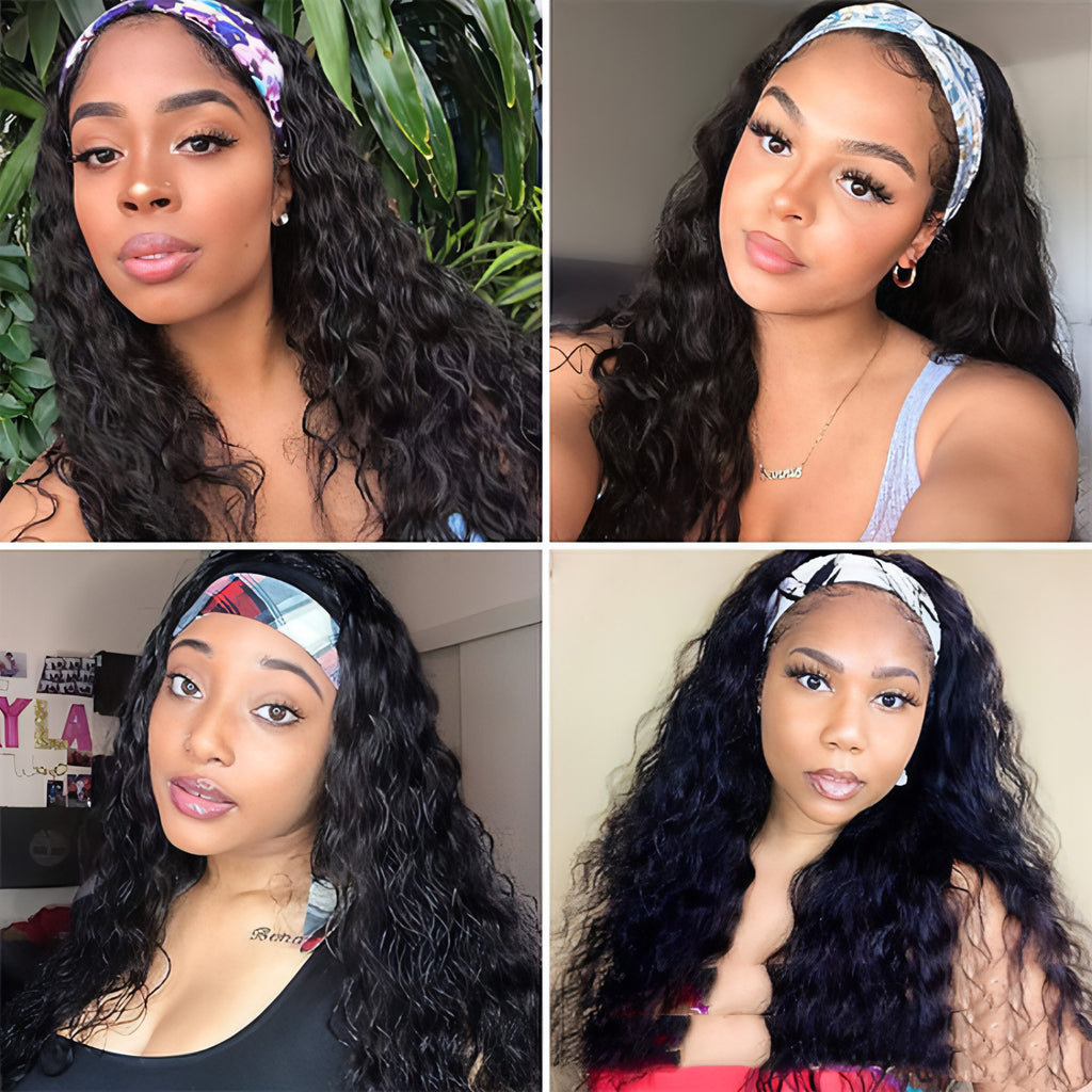 LuxeFlow Hair Natural Color Full Real Hair Wig Cover