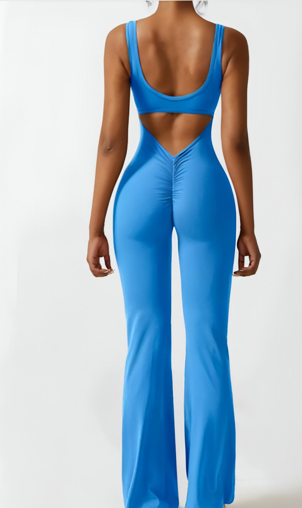 Enger Yoga-Bodysuit, lässig, hohl, nahtlos, für Damen (Leggings)