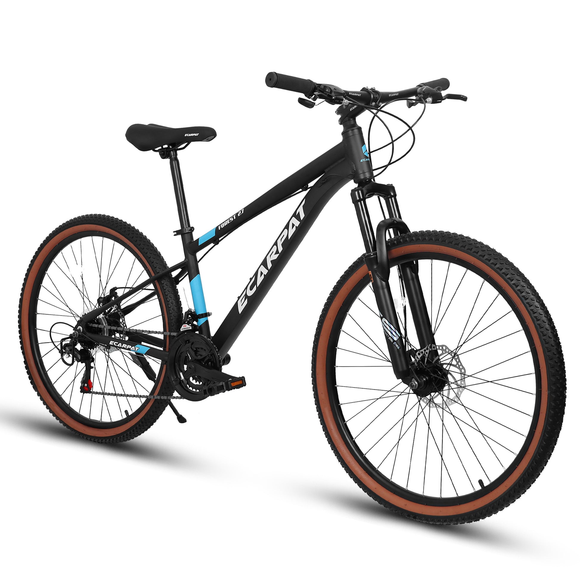 Carpat™ MTB Velocity 27 – 27.5" ALUMINIUM Mountain Bike (21-Speed, Black-Blue)