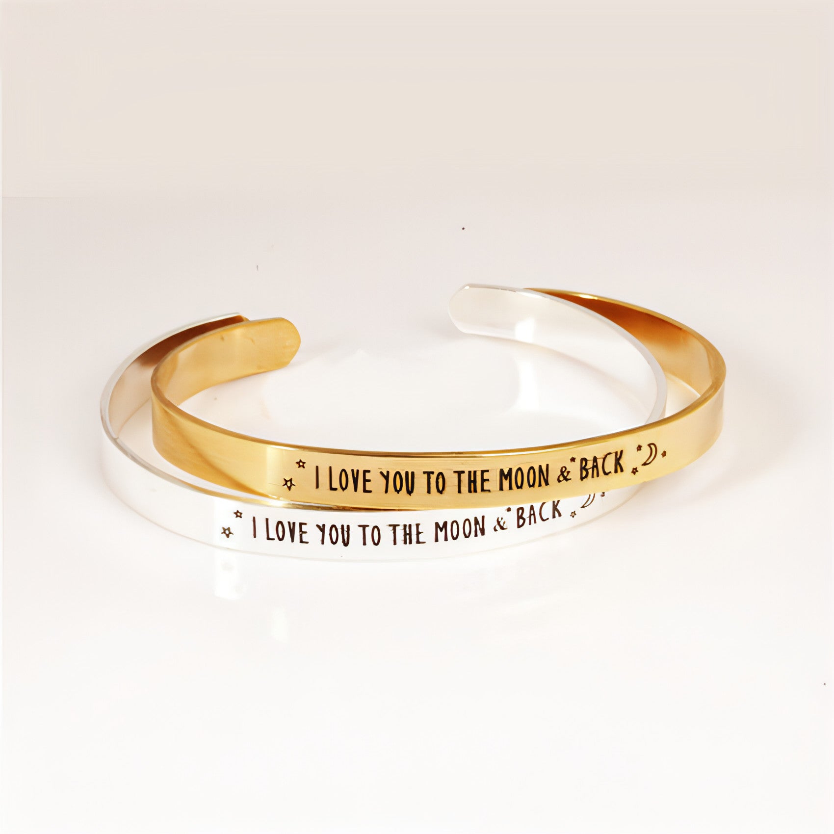 💖 Personalized Adjustable Cuff Bracelet – Your Words, Your Style
