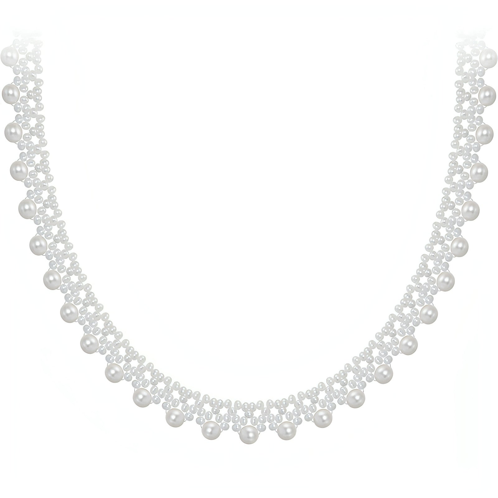 LuxeJewels™ – South Sea Pearl Necklace with 18K Gold Accent