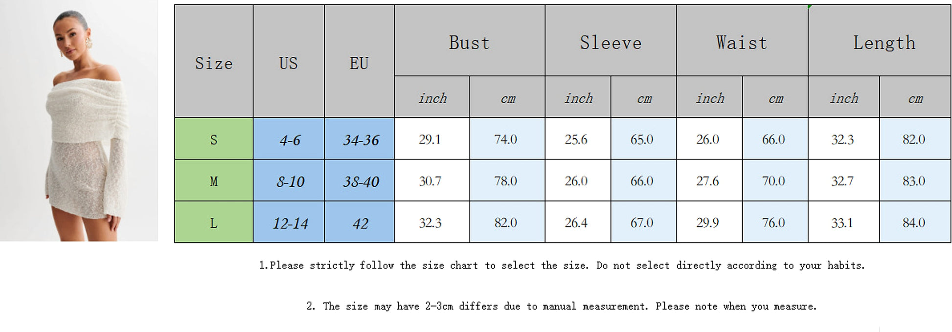 25 Edition – Off-Shoulder Knit Bodycon Dress - enhanced image 1