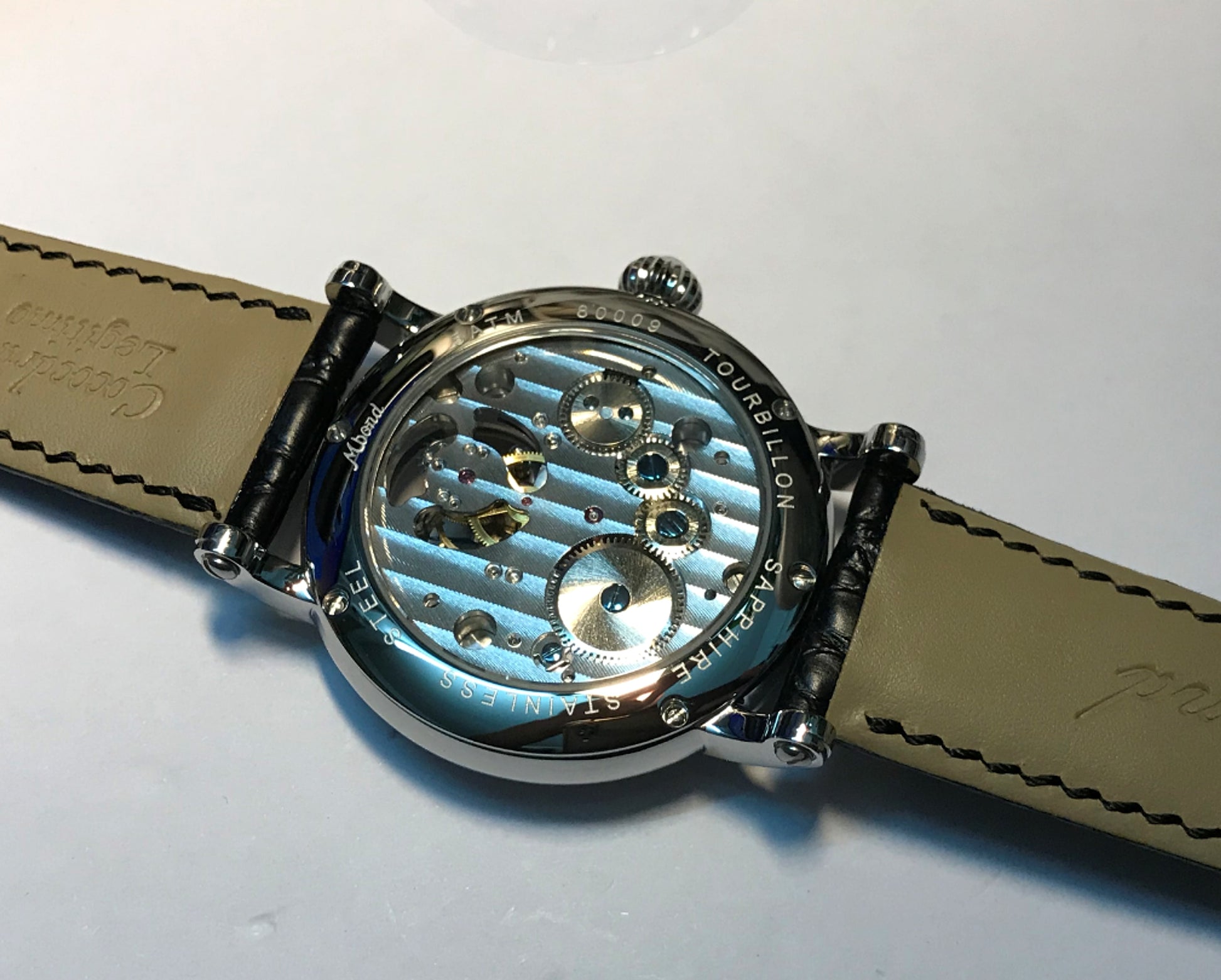 3D Globe Tourbillon Round Watch Fashion - enhanced image 1