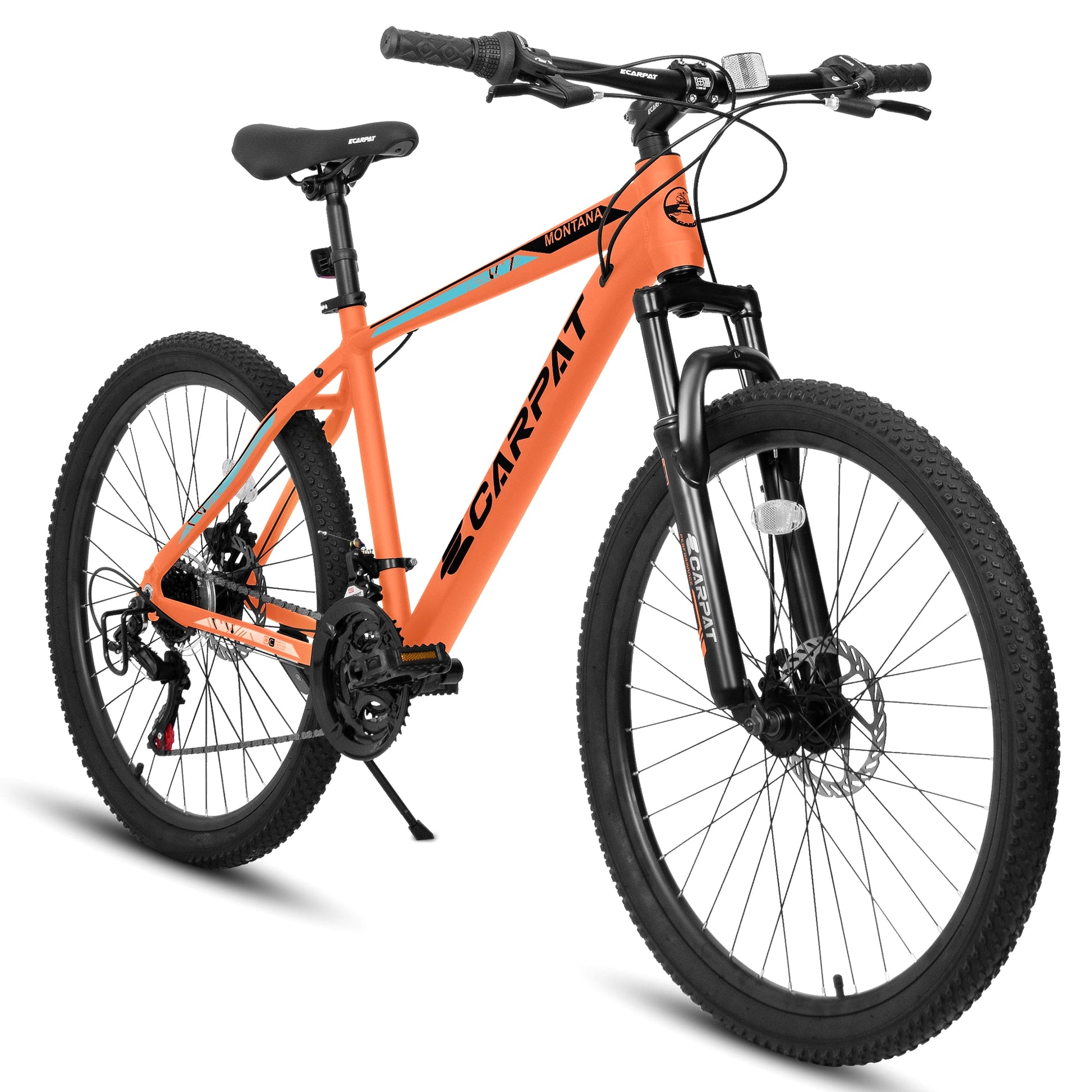 TrailLite™ – 26" ALUMINIUM Mountain Bike (21-Speed, Dual Disc, Orange) - enhanced image 1