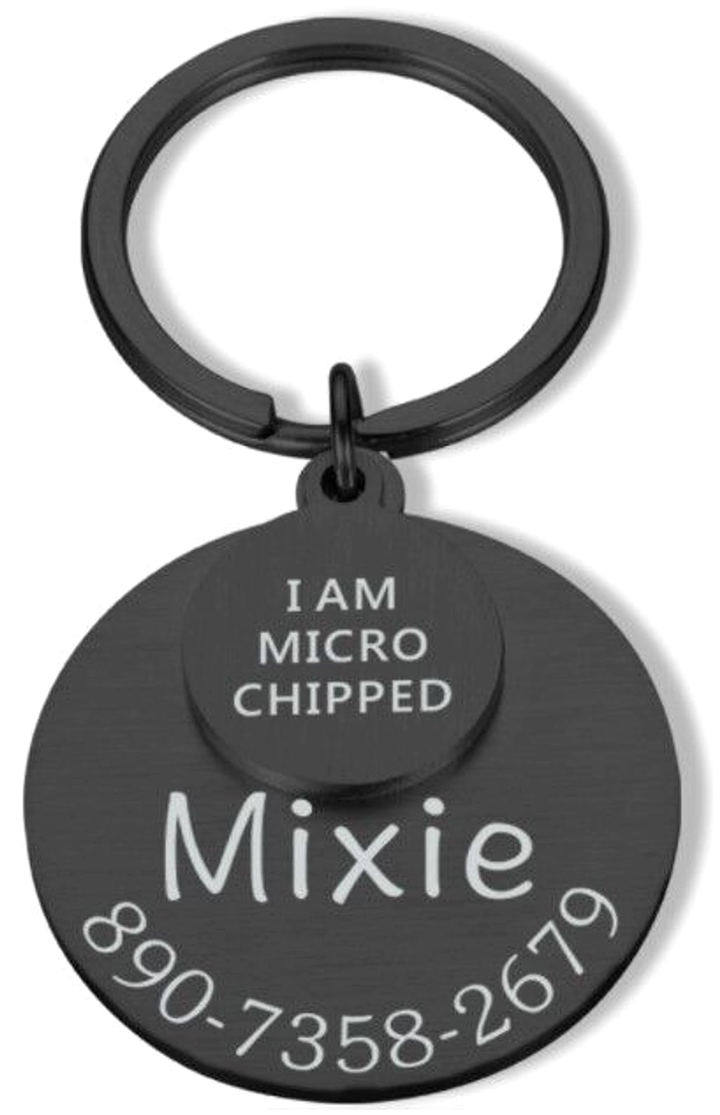 Engraved Anti-Lost Pet ID Tag – Keep Your Furry Friend Safe! - enhanced image 1