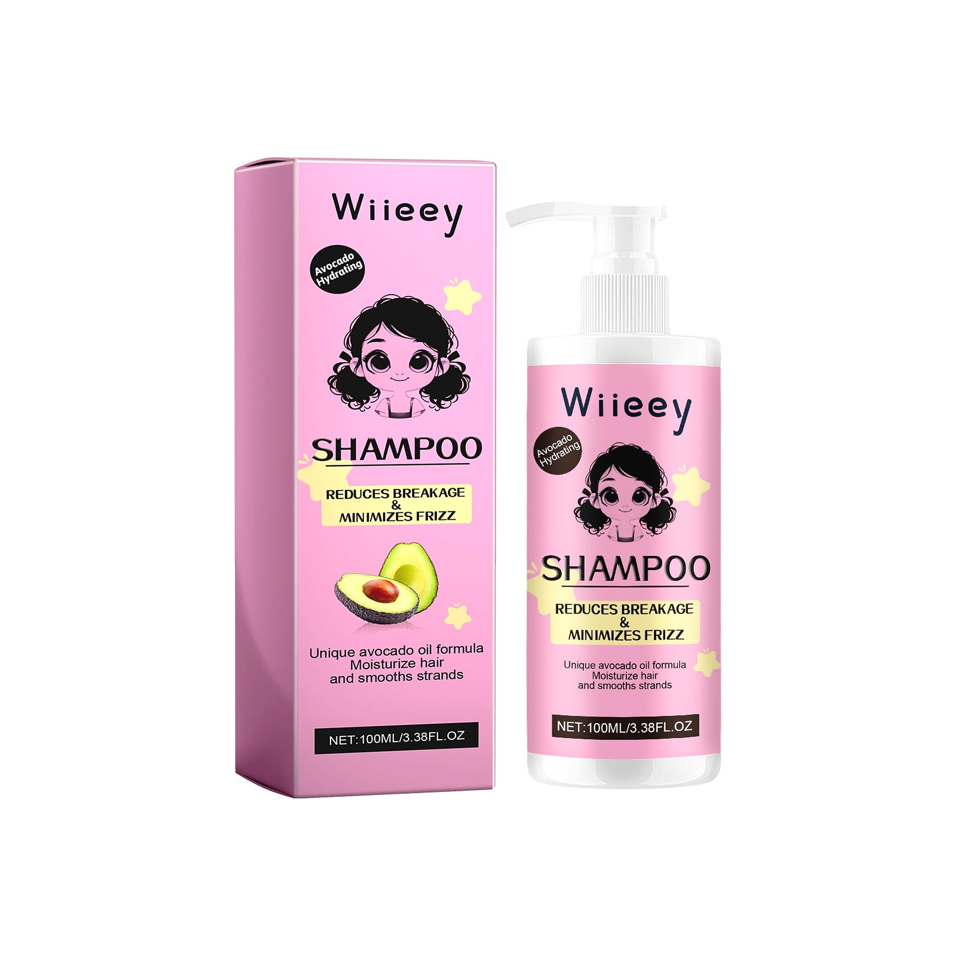Avocado Hair Care Shampoo – Moisture Repair for Dry & Frizzy Hair - enhanced image 1