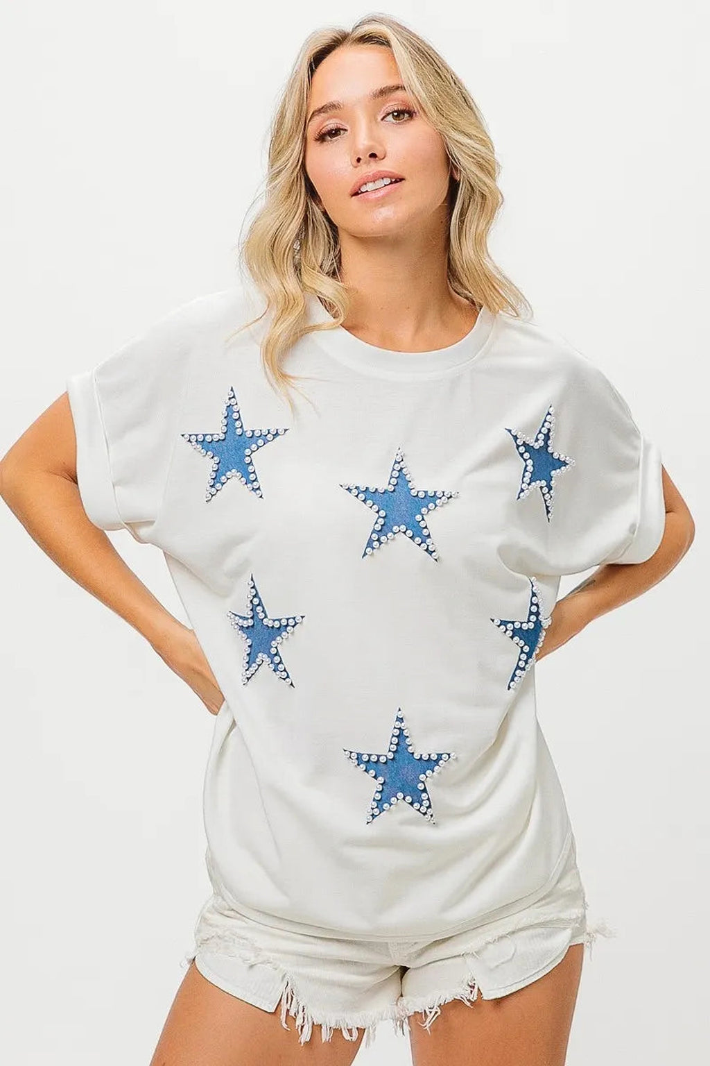BiBi Fourth Of July Terry T-Shirt - enhanced image 1
