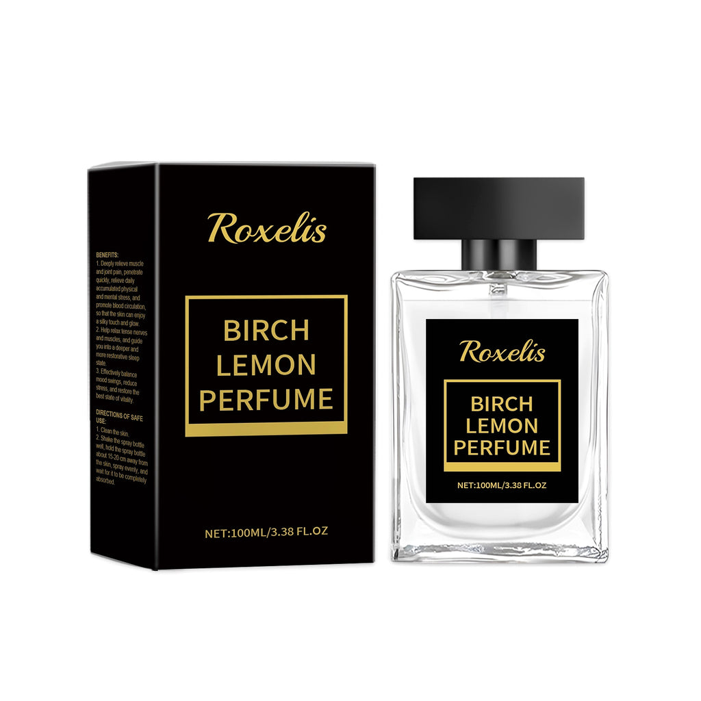 Birch Lemon Parfum - Men's Charm Aromatherapy Long Lasting Light Fragrance - enhanced image 1