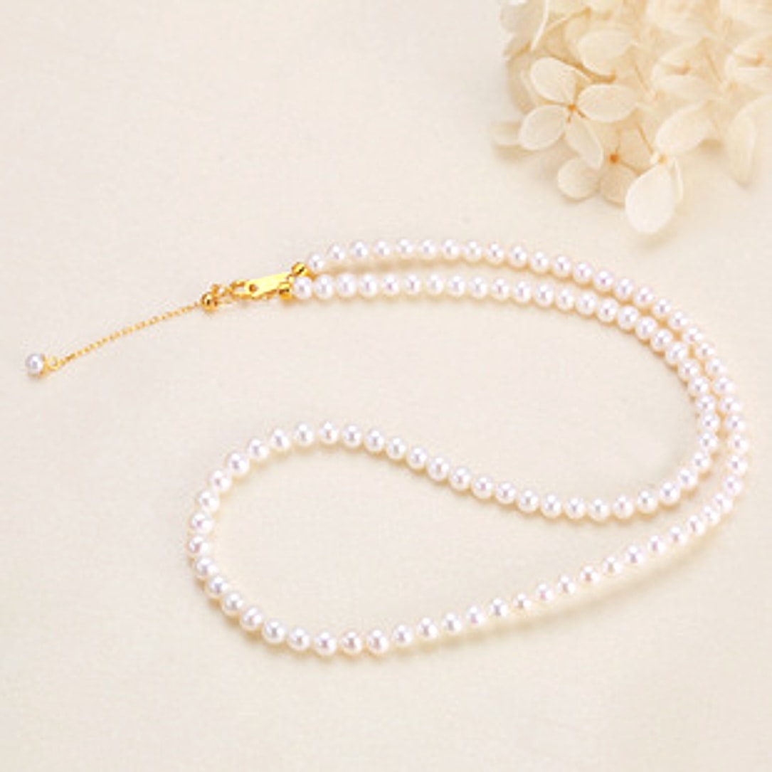 Black Pearl 18K Gold Pendant S925 Silver Necklace Female - enhanced image 1