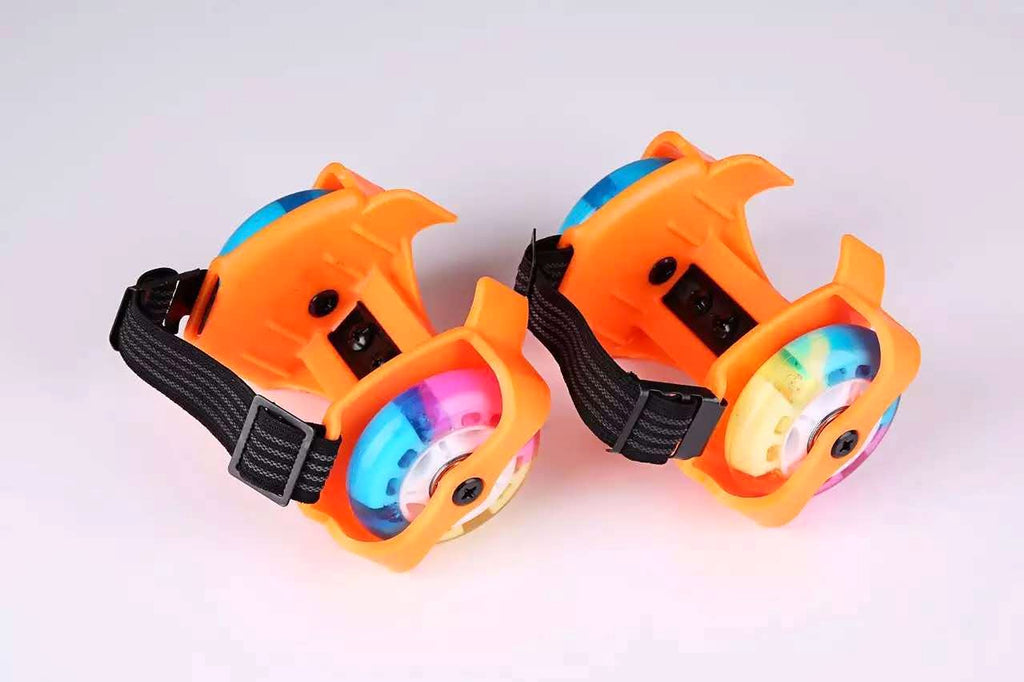 Children's hot wheels walking shoes shine roller skates - enhanced image 1