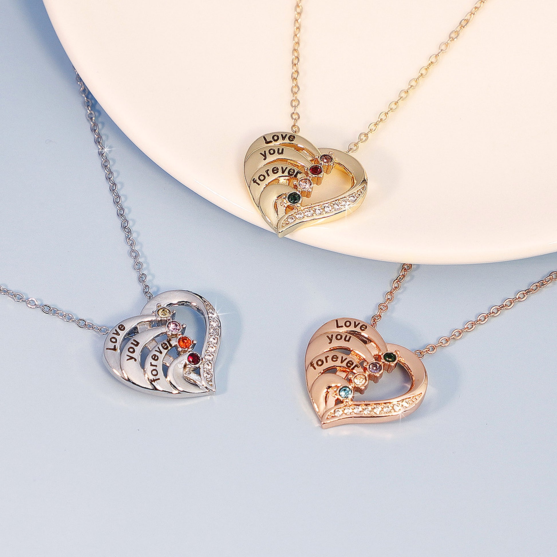 DIY Custom Necklace Micro Diamond Hollow Clavicle Chain Female - enhanced image 1