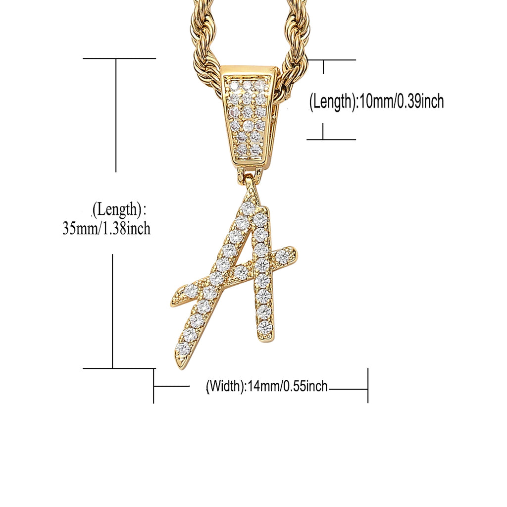 Personalized Flower Letter Pendant – Elegant Custom Jewelry for a Unique Touch - enhanced image 1