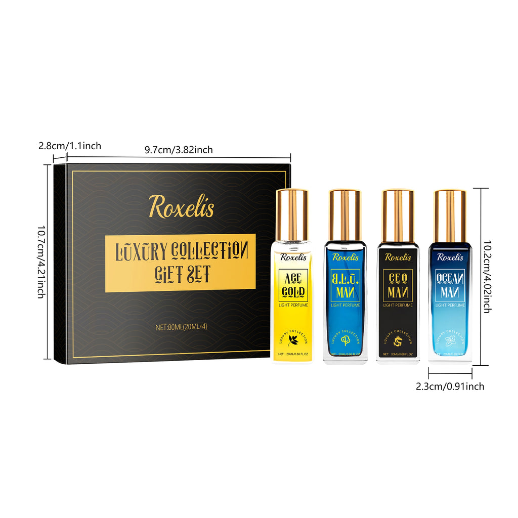 Roxelis™ Men’s Luxury Collection – 4 Scents of Power. One Signature Gift. - enhanced image 1