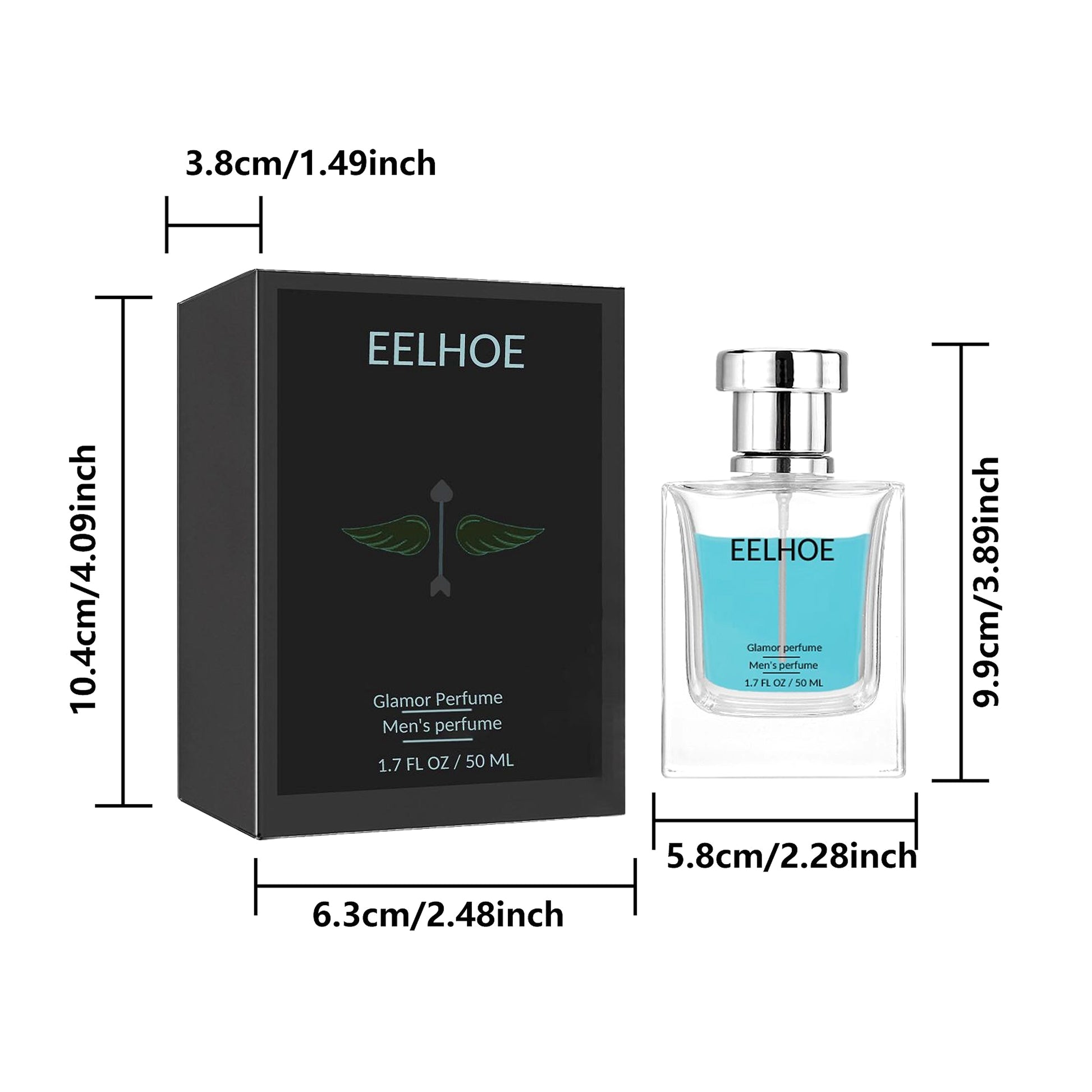 EELHOE Pheromone Perfume Fresh Mild And Not Harsh Lasting Natural Bergamot Fragrance Dating Niche Perfume - vanilla, lavender - enhanced image 1