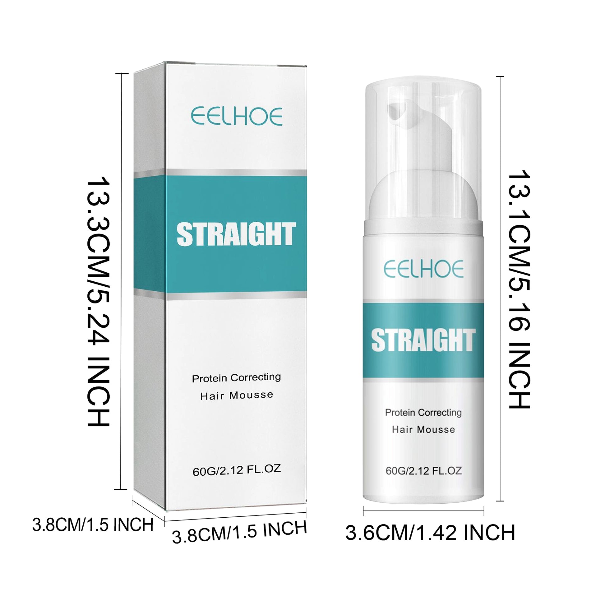 ELLHOE™ Hair Straightening Mousse – Smooth Repair Without Heat - enhanced image 1
