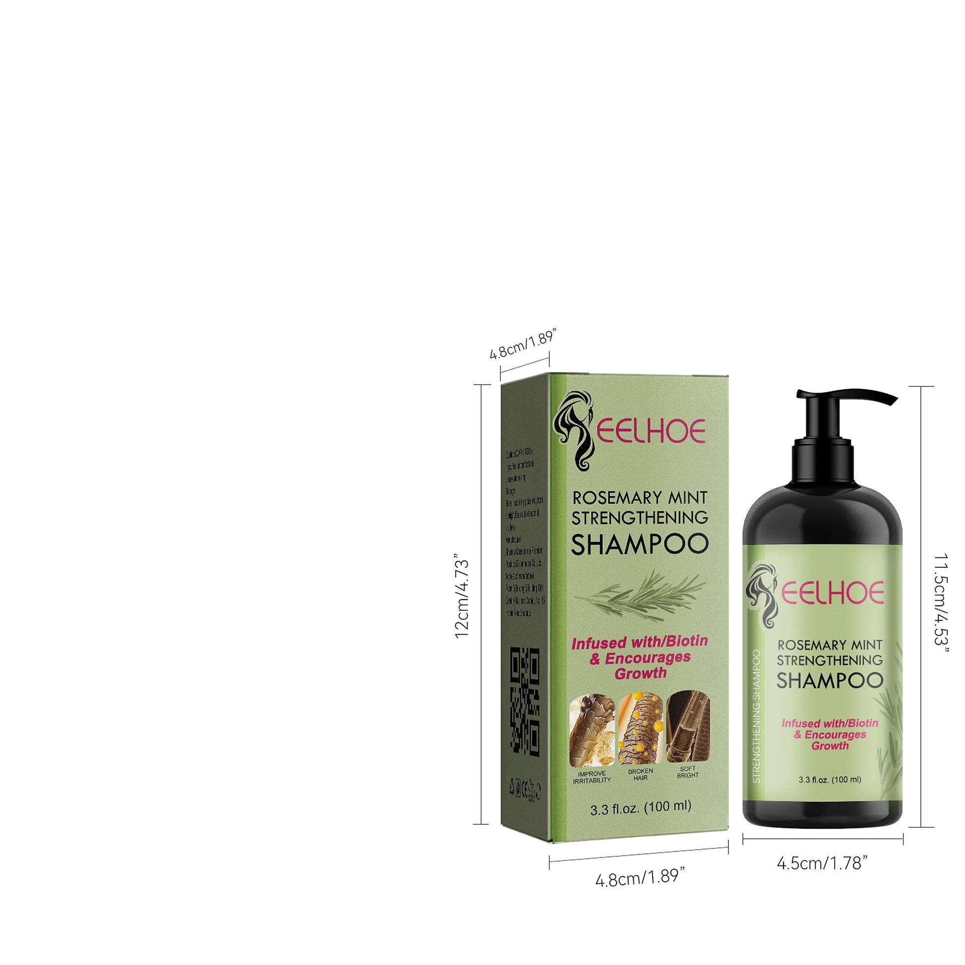 ELLHOE™ Rosemary Mint Strengthening Shampoo - enhanced image 1
