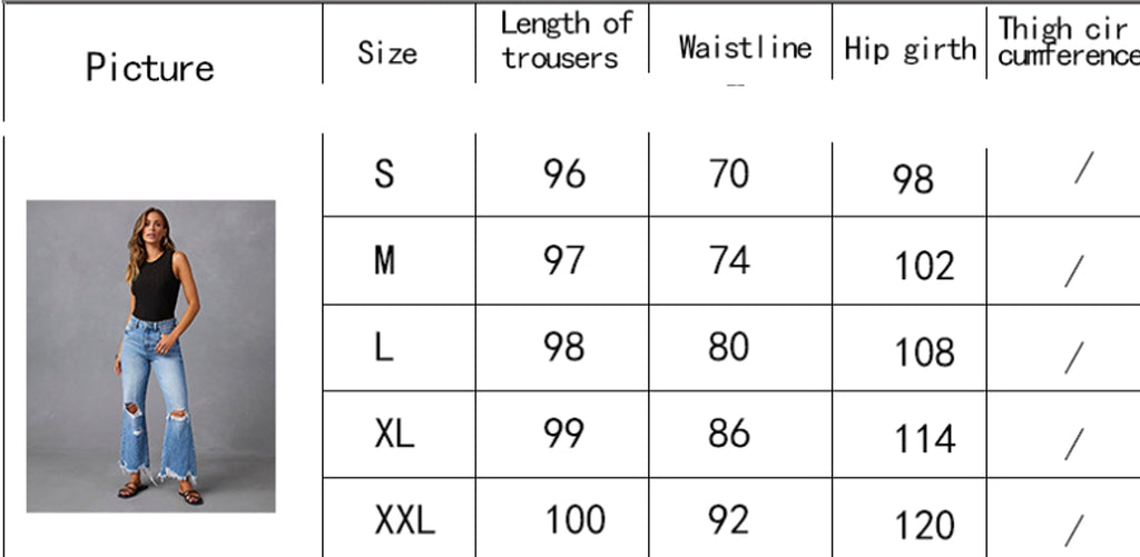 SkyFade™ – Ripped Wide-Leg High Waist Jeans - enhanced image 1