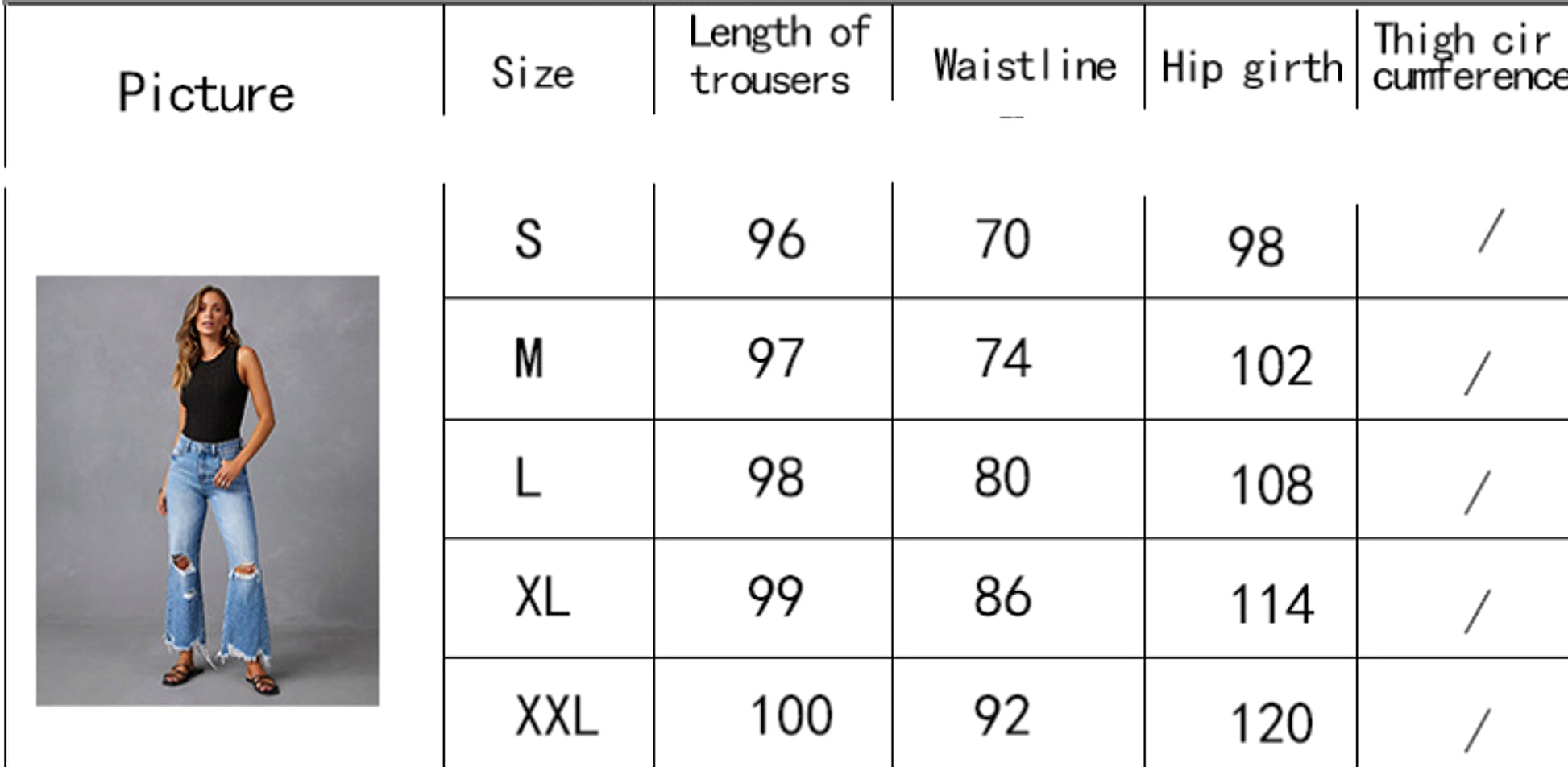 SkyFade™ – Ripped Wide-Leg High Waist Jeans - enhanced image 1