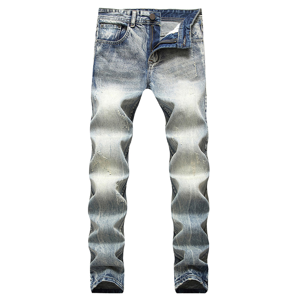 Fashion Ripped Cool Jeans Men - enhanced image 1