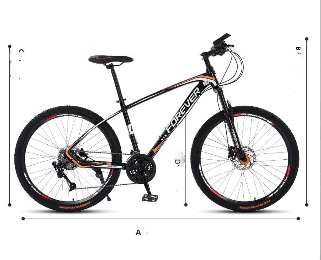 Forever™ AllTrack Pro – 26"–27.5" Aluminum MTB (Oil-Pressure Disc, Double Shock, 24–36 Speed) - enhanced image 1