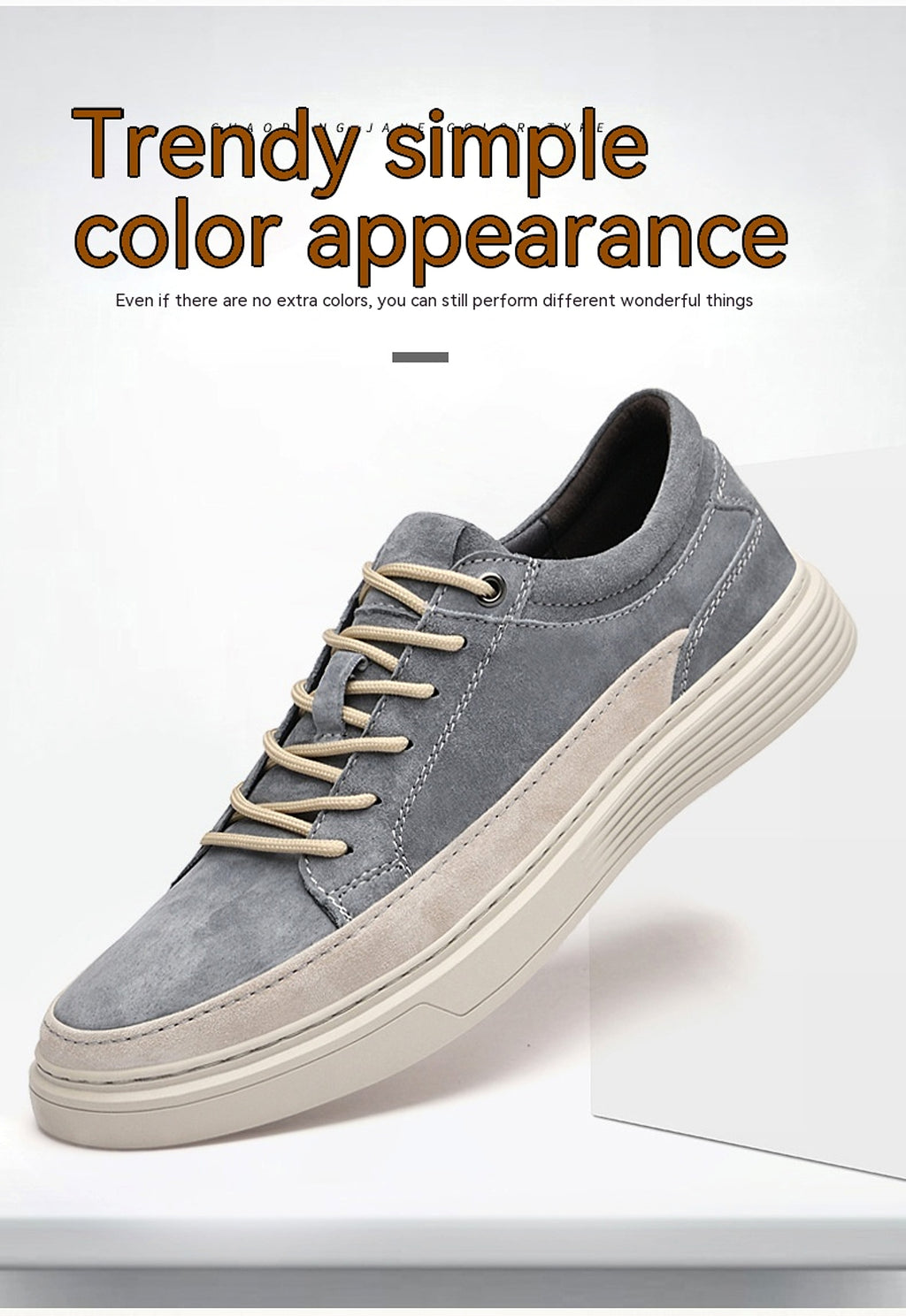 Four Seasons All-match Soft Bottom Casual Sports Skate Shoes Men - enhanced image 1