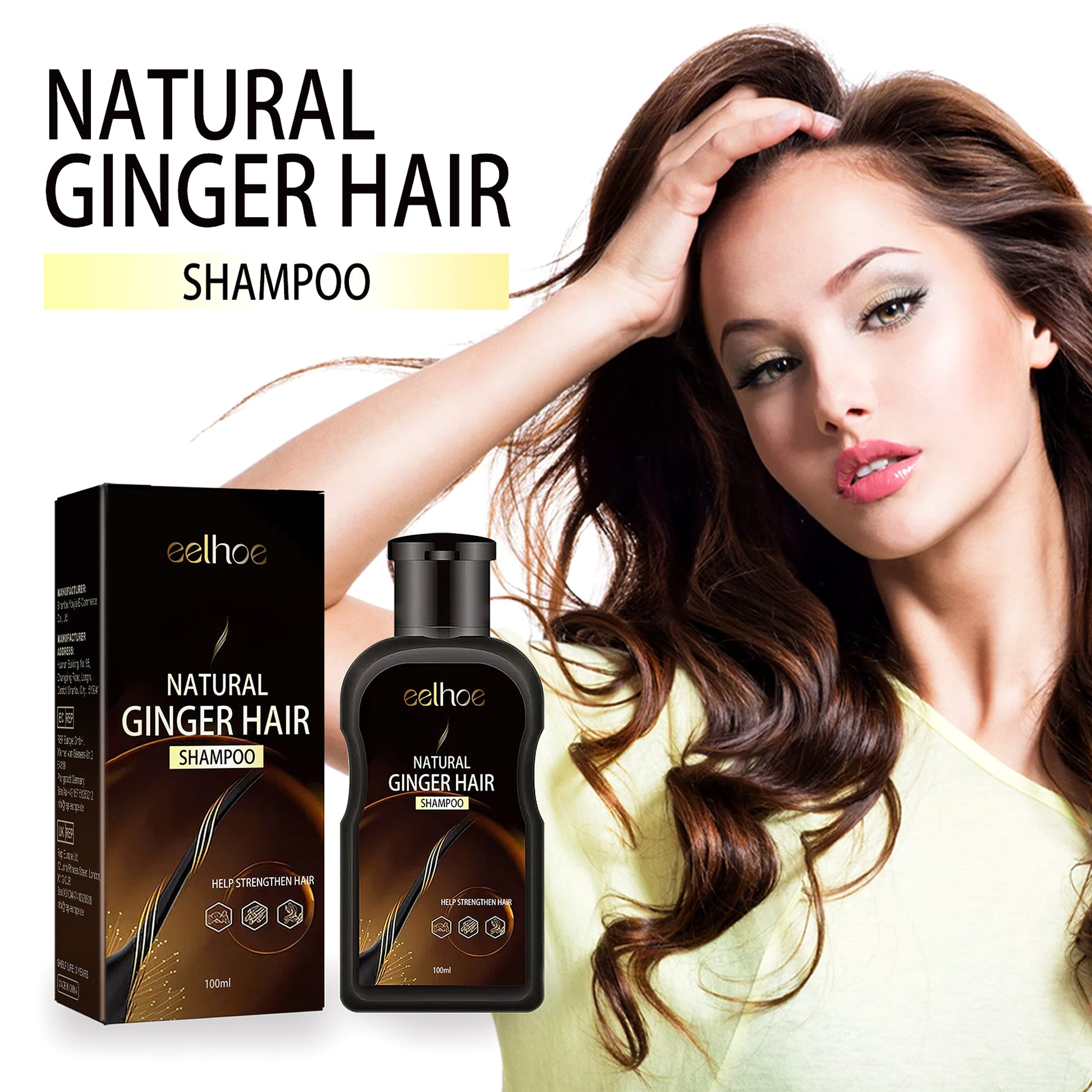 Ginger Conditioning Shampoo – Mild Clean & Anti-Hair Loss - enhanced image 1