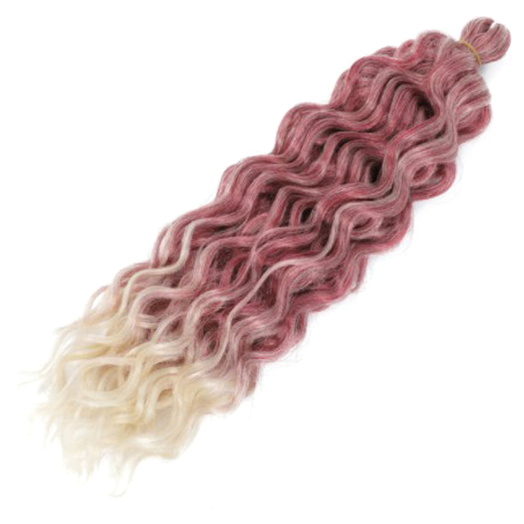 LuxeWaves Hawaii Ocean Wave Crochet Hair - enhanced image 1