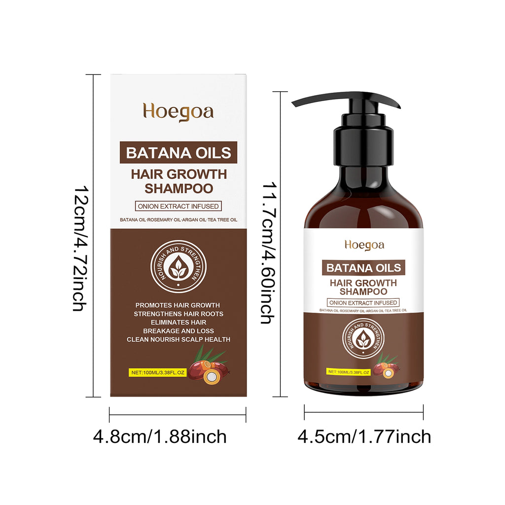 HOEGOA Batana Oil Shampoo – Hair Growth & Scalp Revival (100ml) - enhanced image 1