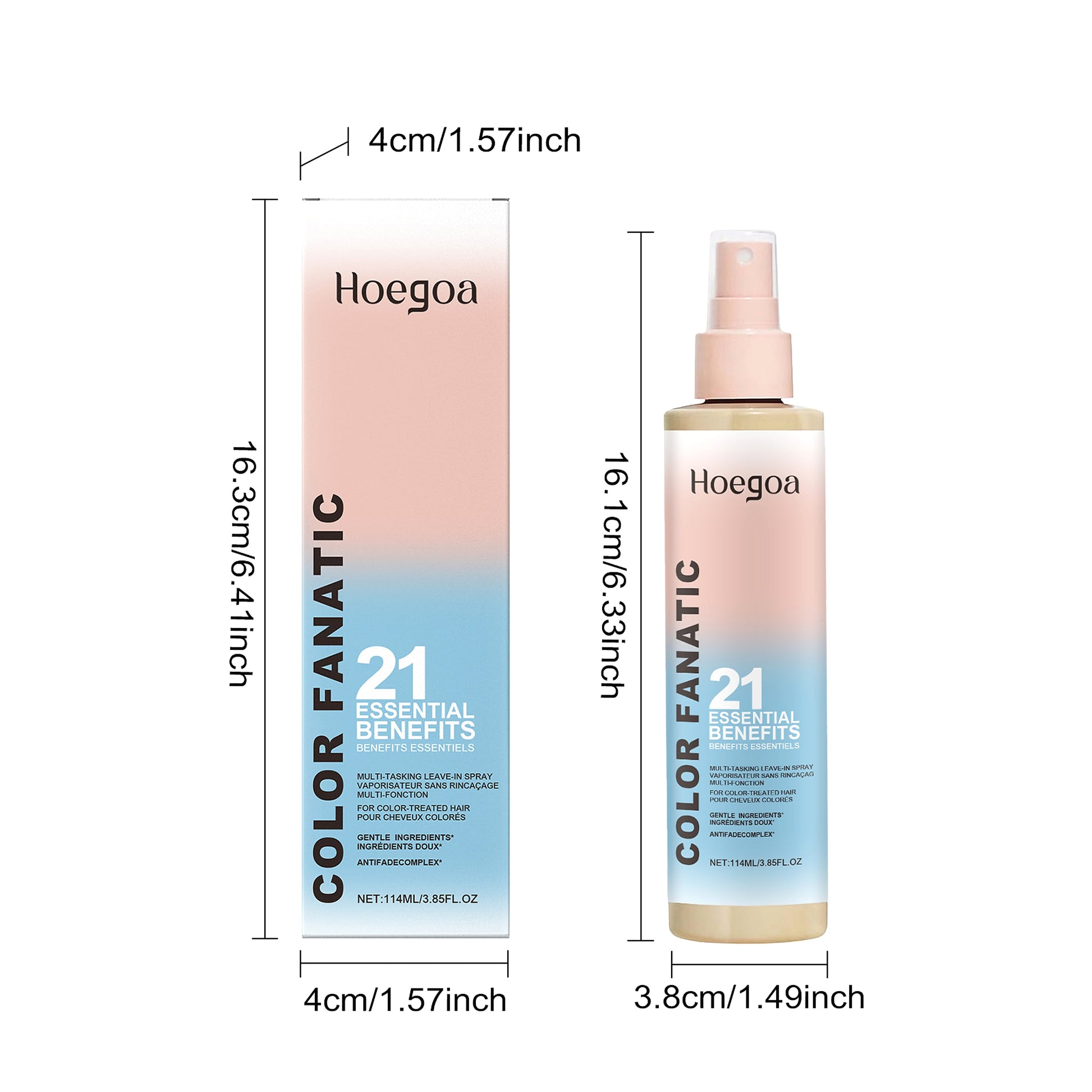 Hoegoa™ COLOR FANATIC 21-in-1 Spray – Color Protection & Smooth Shine - enhanced image 1