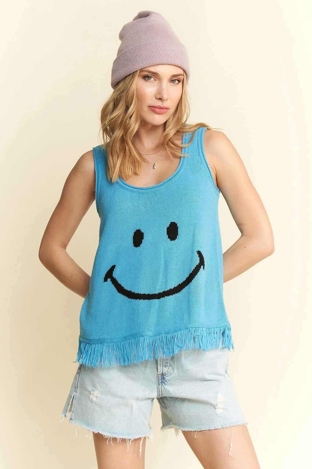 Jade By Jane Smiley Fringe Tank Top - enhanced image 1