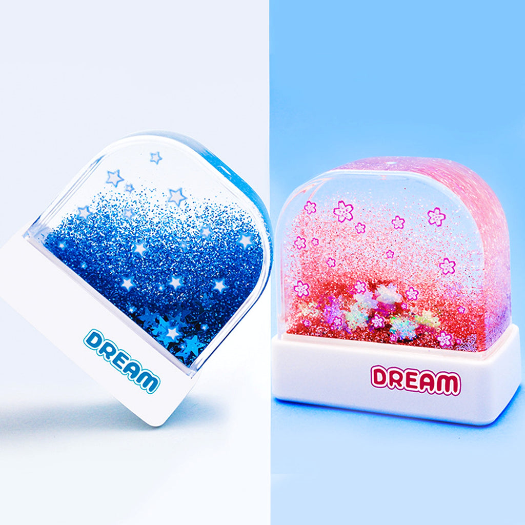KidzGlide™ – Liquid Glitter Pencil Case | Quicksand School Stationery Pouch - enhanced image 1