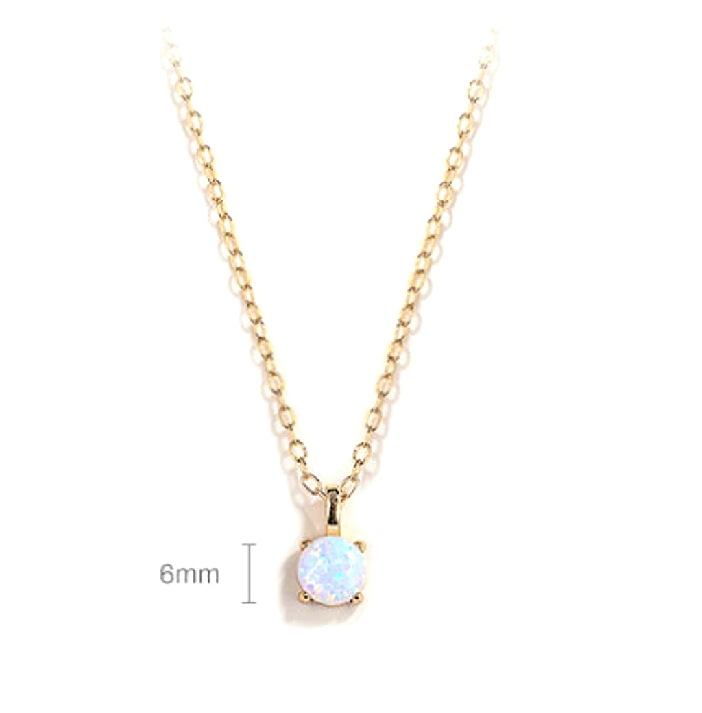 LuxeJewels™ – Aurora Opal Light Necklace - enhanced image 1