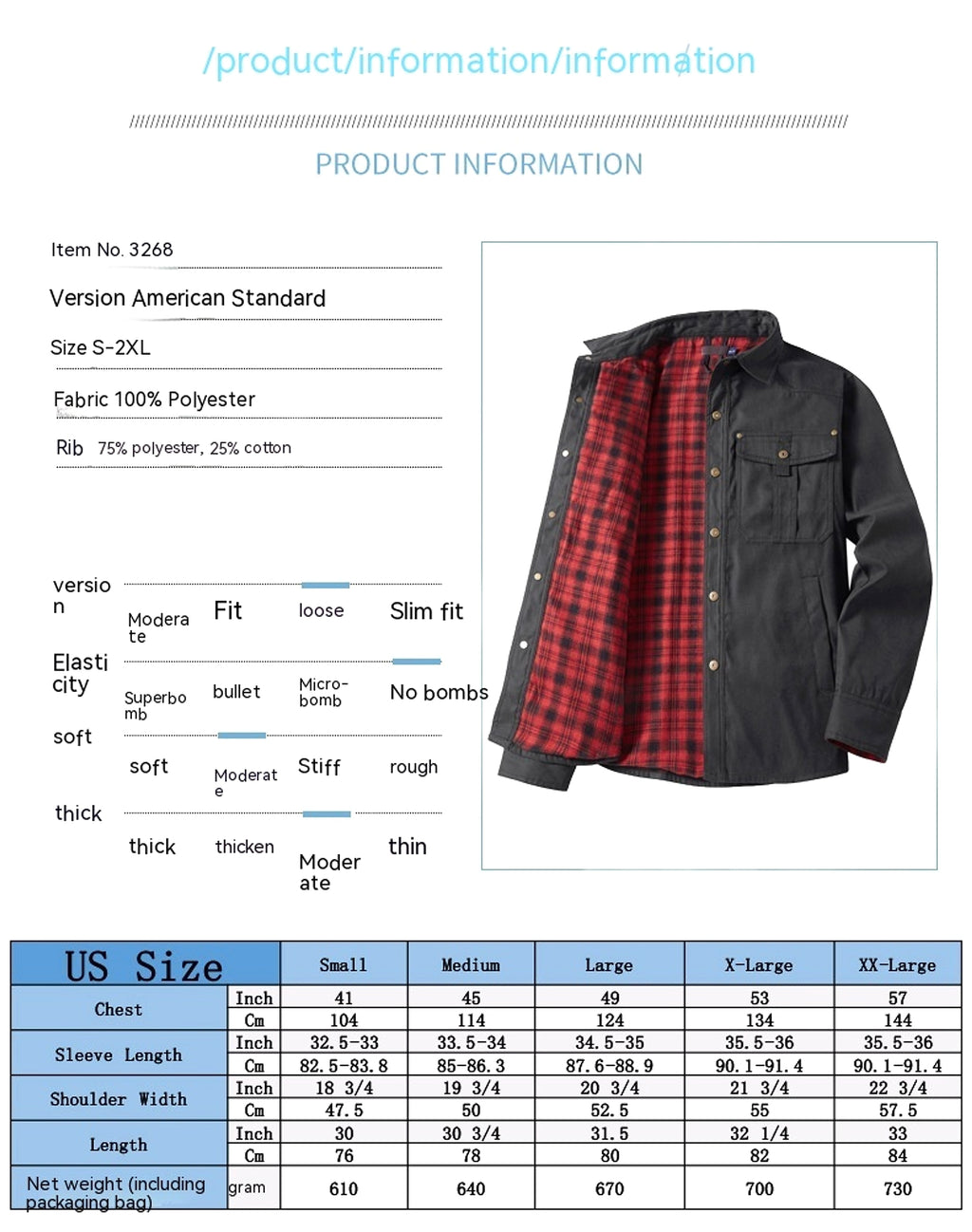 A.1 Lapel Plaid Flannel Casual Retro Western Style Jacket Men - enhanced image 1