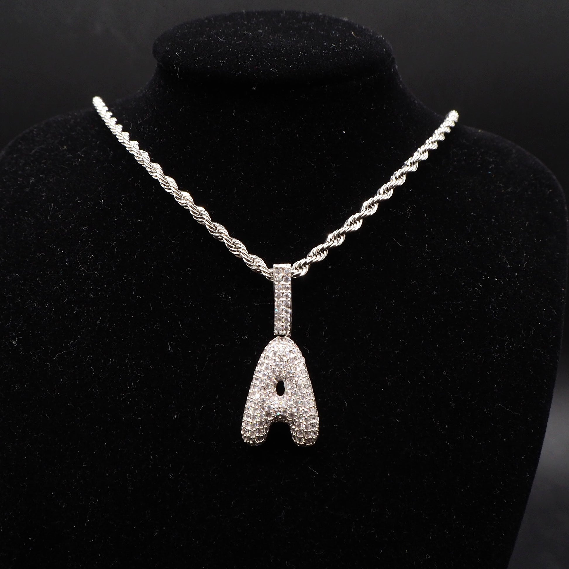 Personalized Letter Pendant Necklace – Minimalist Gold & Silver Initial Jewelry - enhanced image 1