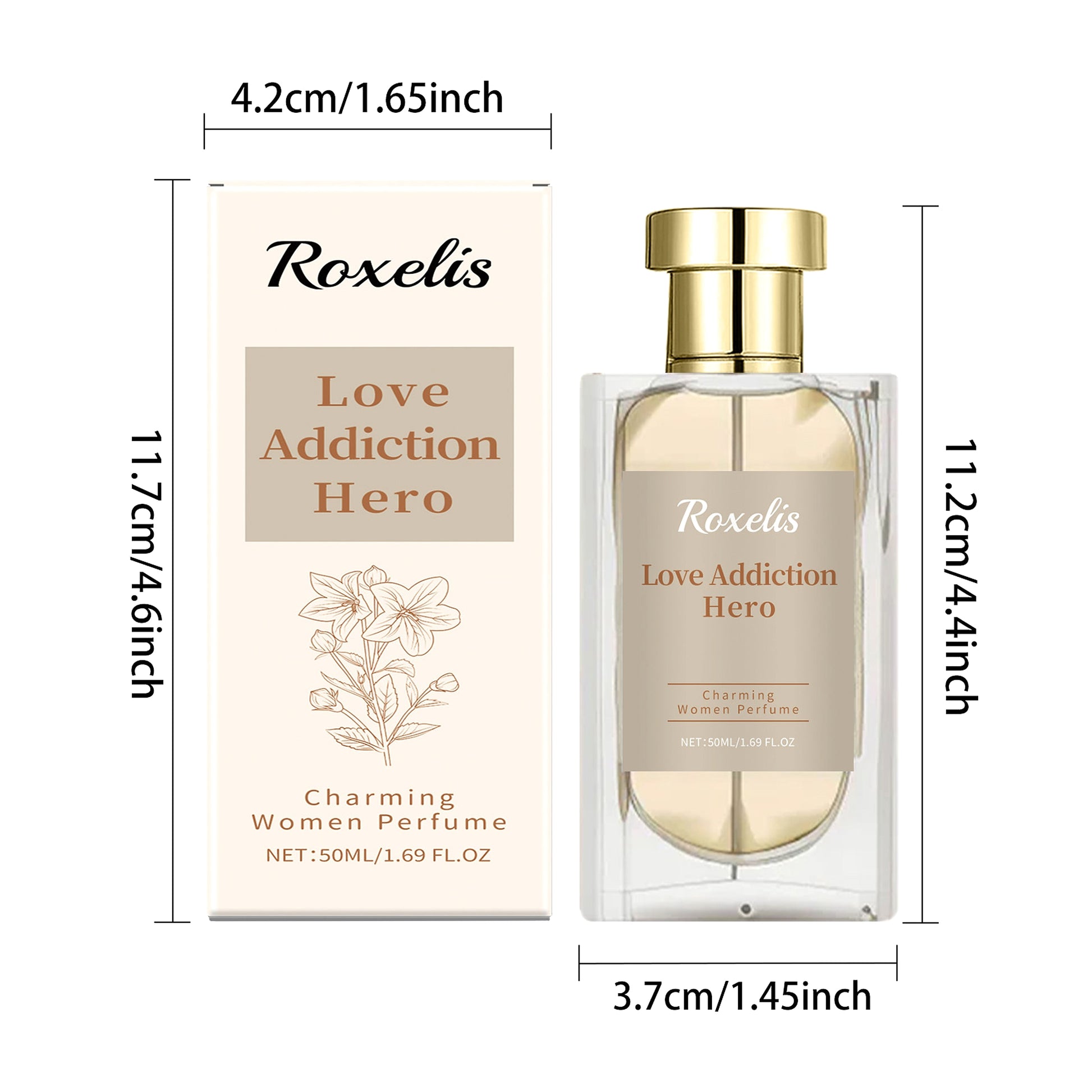 Love Addiction Hero - Campanula Flower Perfume For Women Mild Lasting Fragrance - enhanced image 1