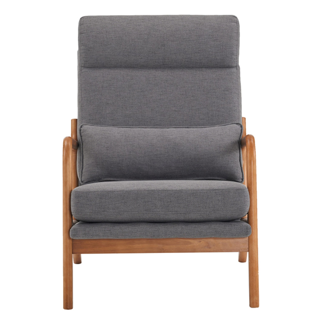 LuneluX_Home – Scandinavian Lounge Chair (Dark Gray) - enhanced image 1