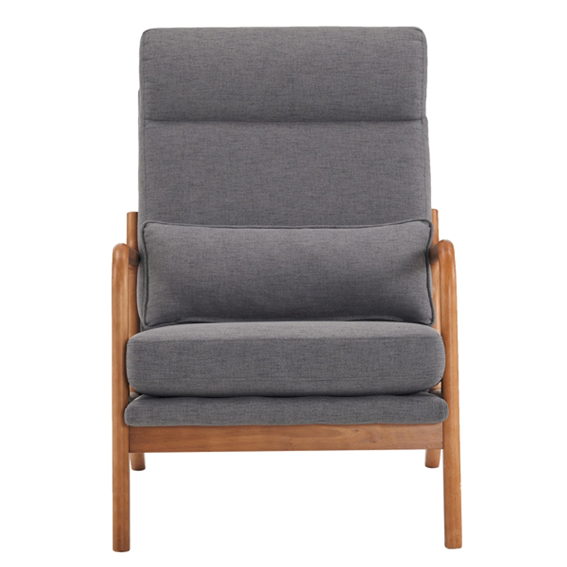 LuneluX_Home – Scandinavian Lounge Chair (Dark Gray) - enhanced image 1