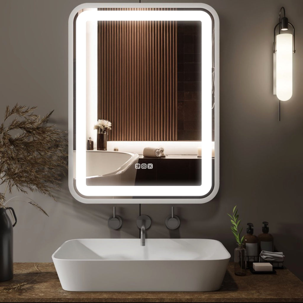 LuneluX_Home – Smart LED Bathroom Mirror with Anti-Fog & Touch Control (Vertical & Horizontal Mounting) - enhanced image 1