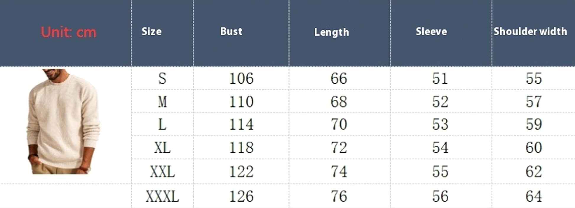 Men's Fashion Solid Color Waffle Casual - enhanced image 1