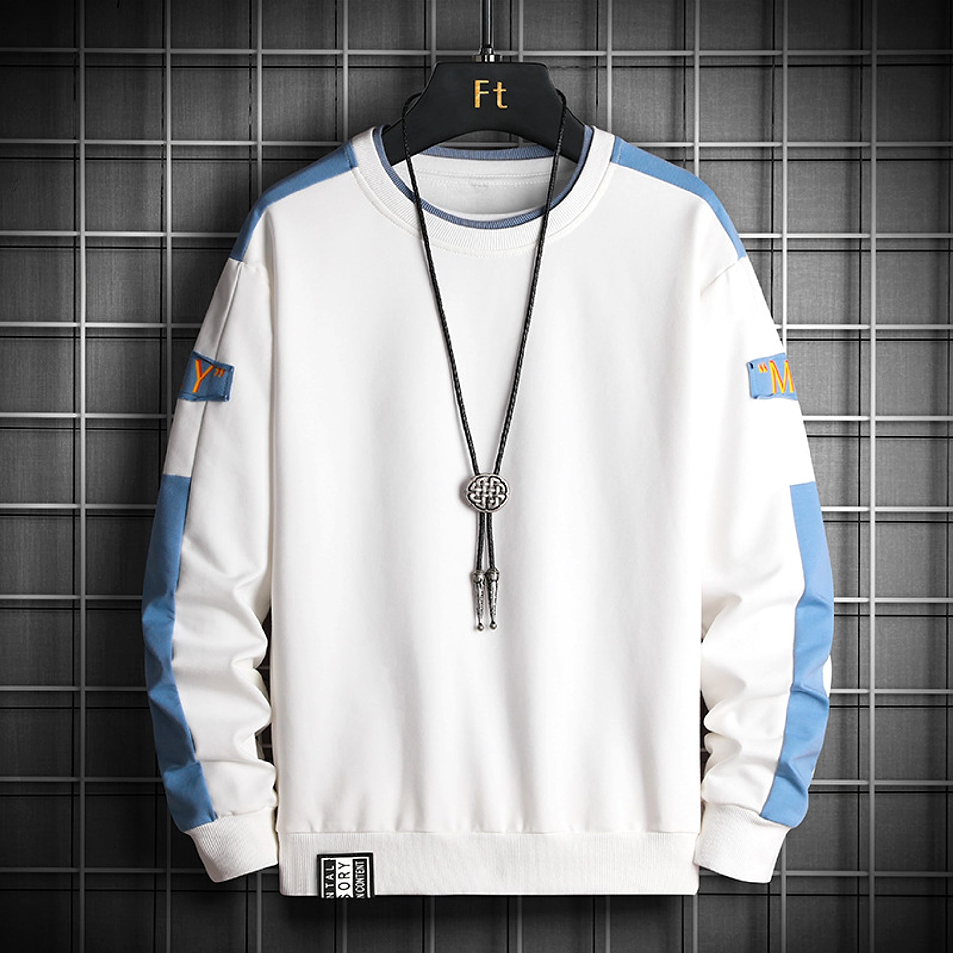 Men's Spring &amp; Autumn Casual Sports Round Neck Sweater - enhanced image 1