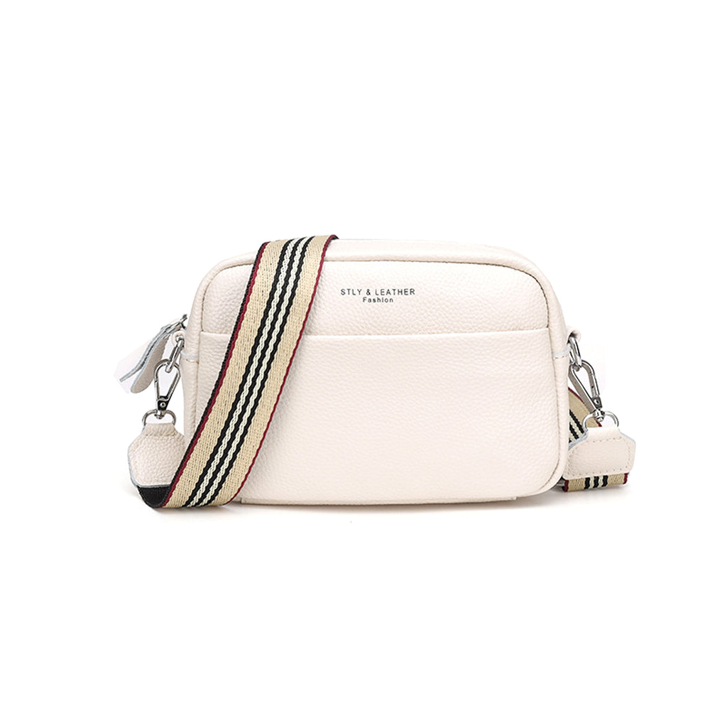 MetroVibe™ – Stripe Urban Crossbody Bag - enhanced image 1
