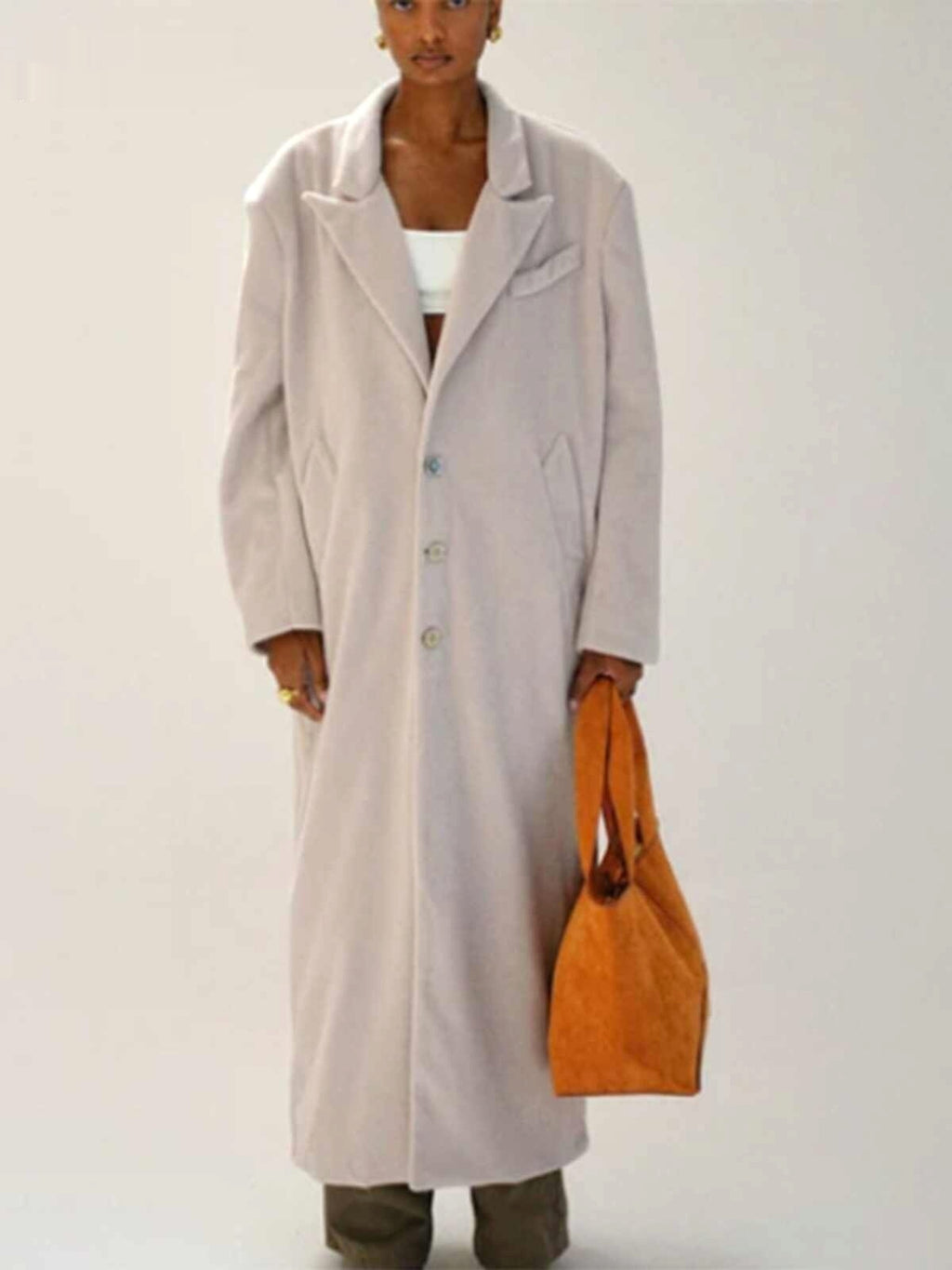 Nerazzurri Wool Padded Shoulder Coat – Timeless Style & Modern Comfort - enhanced image 1