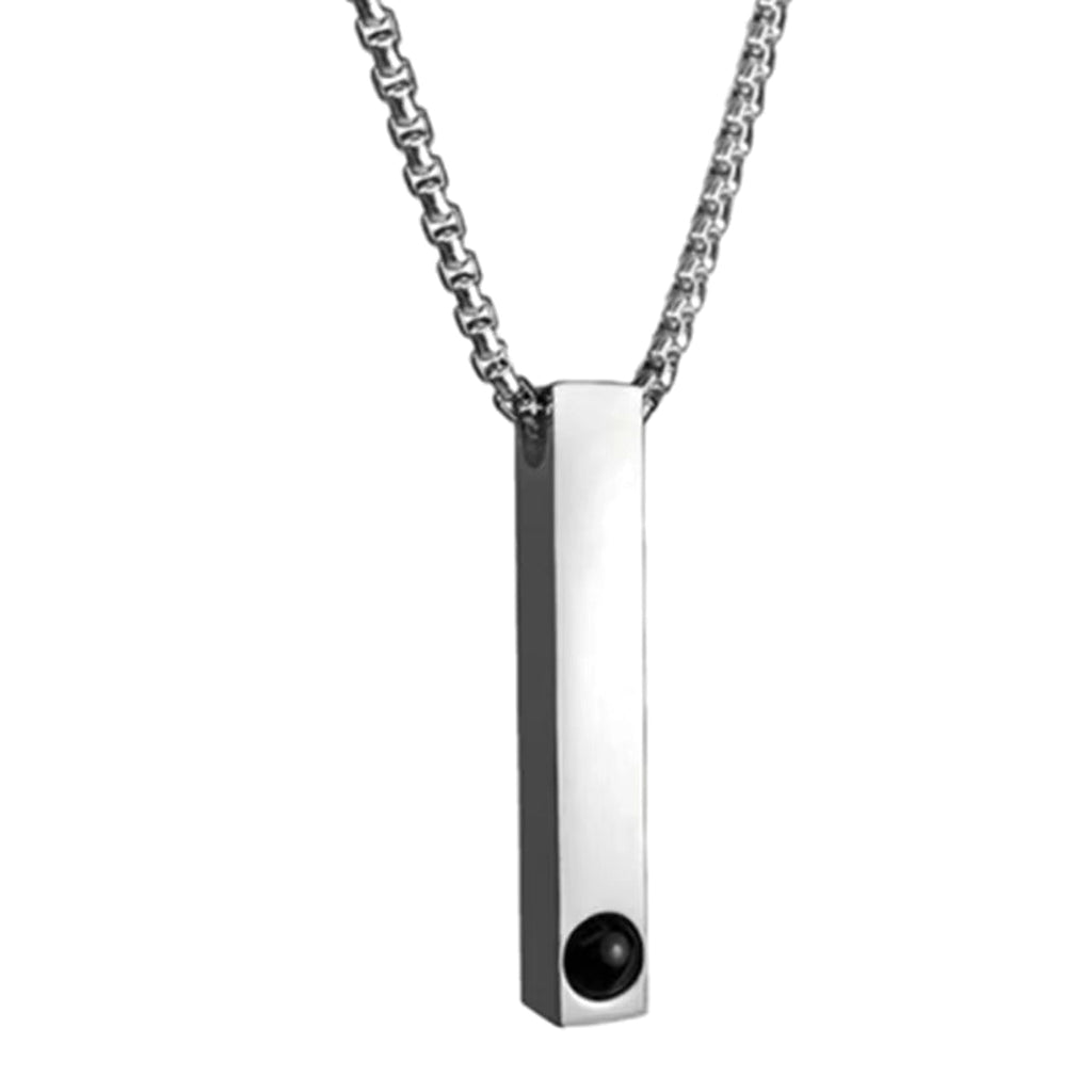Never Fade 100 Languages "I Love You" Projection Necklace - enhanced image 1