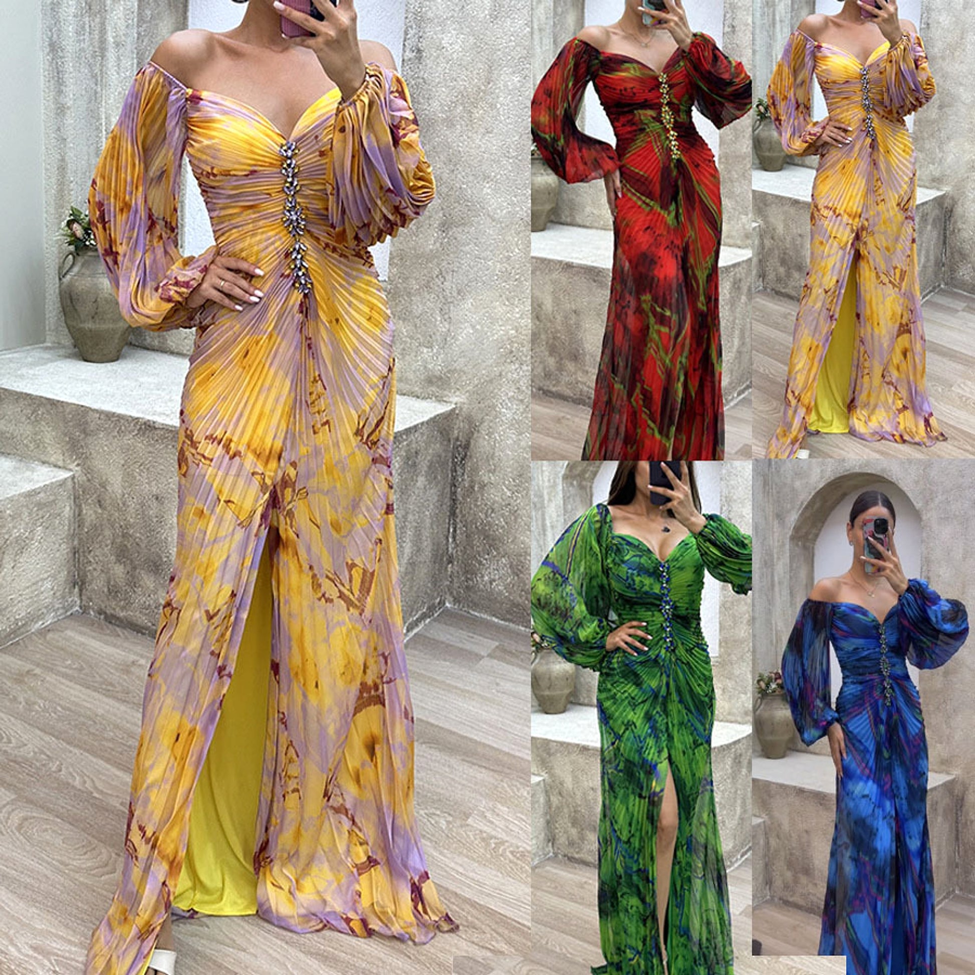 New Party Pleated Loose Casual Women's Clothing Dress - enhanced image 1