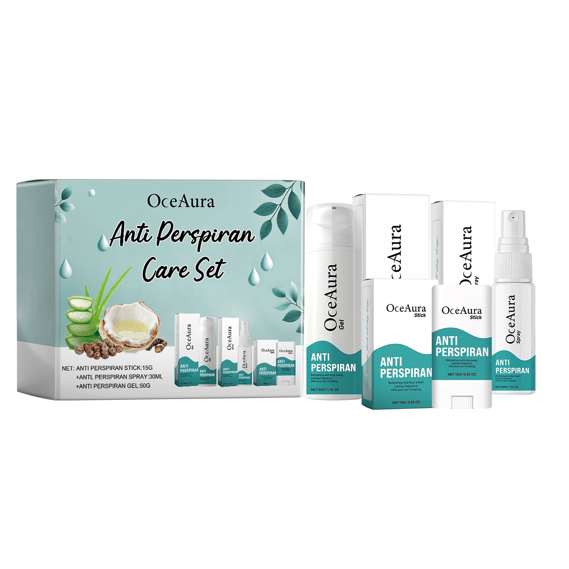 OceAura™ – Anti Perspirant Care Set (3-teilig) - enhanced image 1