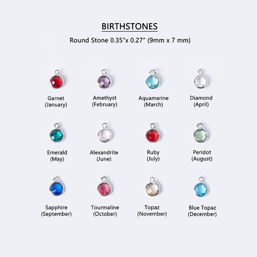 💎 Personalized Birthstone Name Necklace – A Gift from the Heart - enhanced image 1