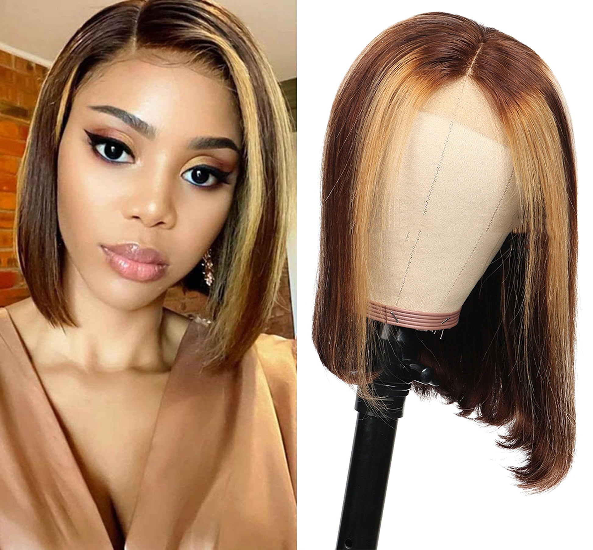 EternaWave Wig Bob Real Hair - enhanced image 1